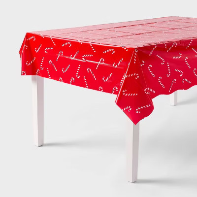 Christmas Candy Cane Table Cover - Spritz™ | Target