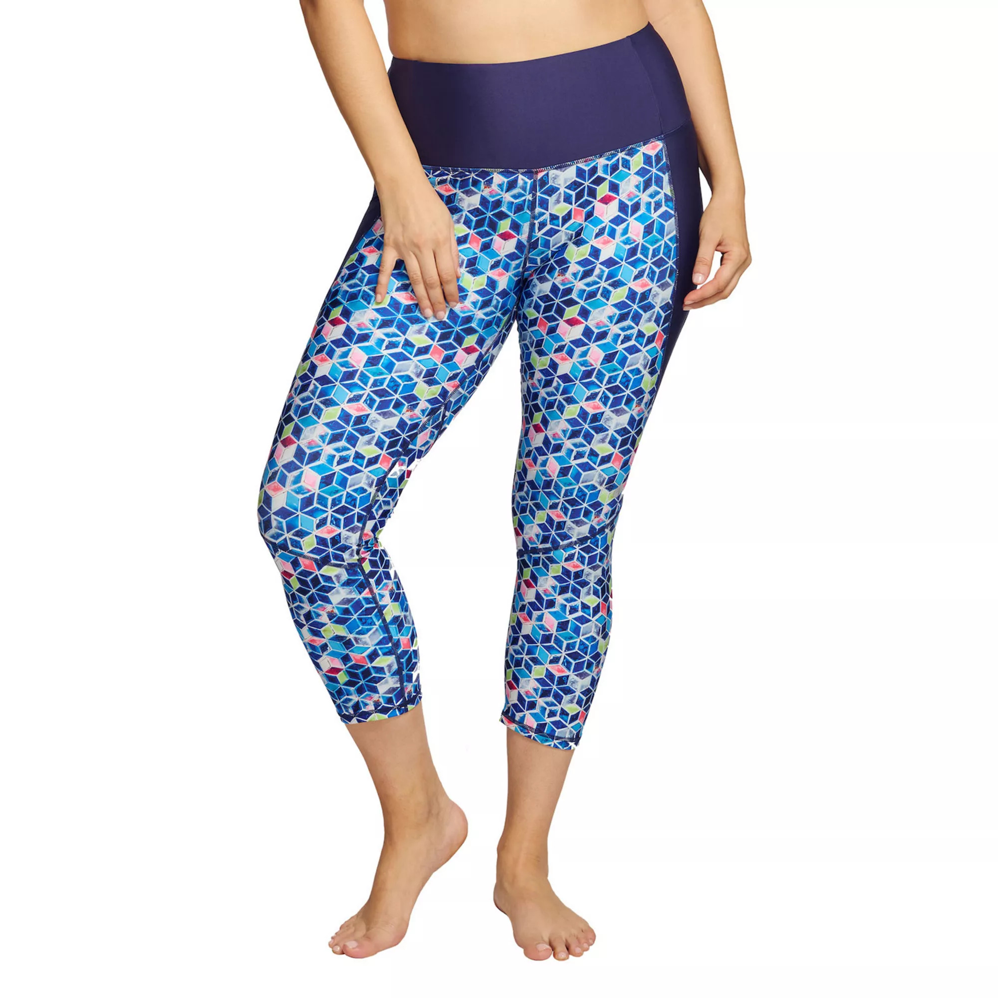 Plus Size Mazu Swim High-Rise Slimming Swim Capri Leggings | Kohl's