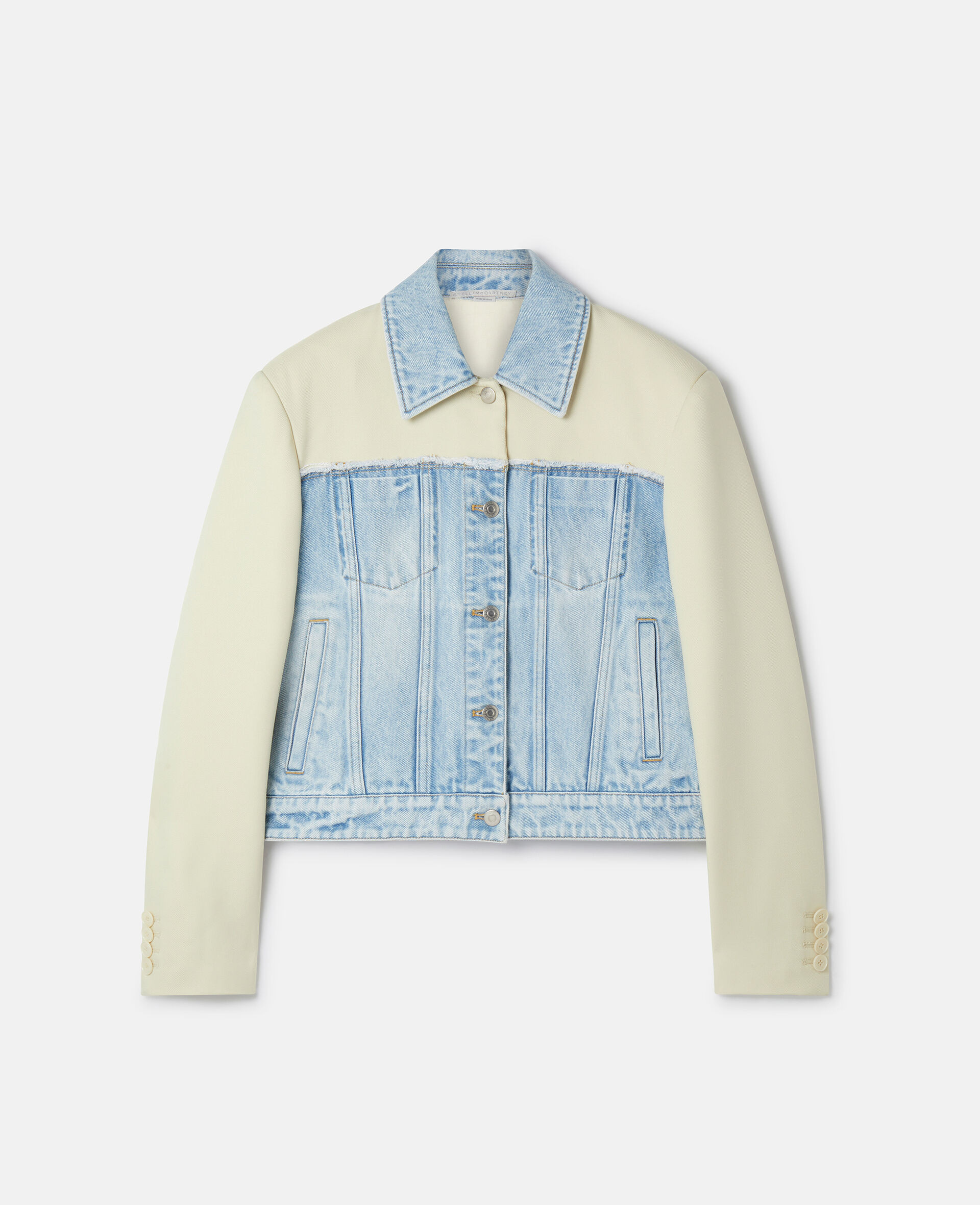 Two-Tone Panelled Denim Jacket | Stella McCartney US