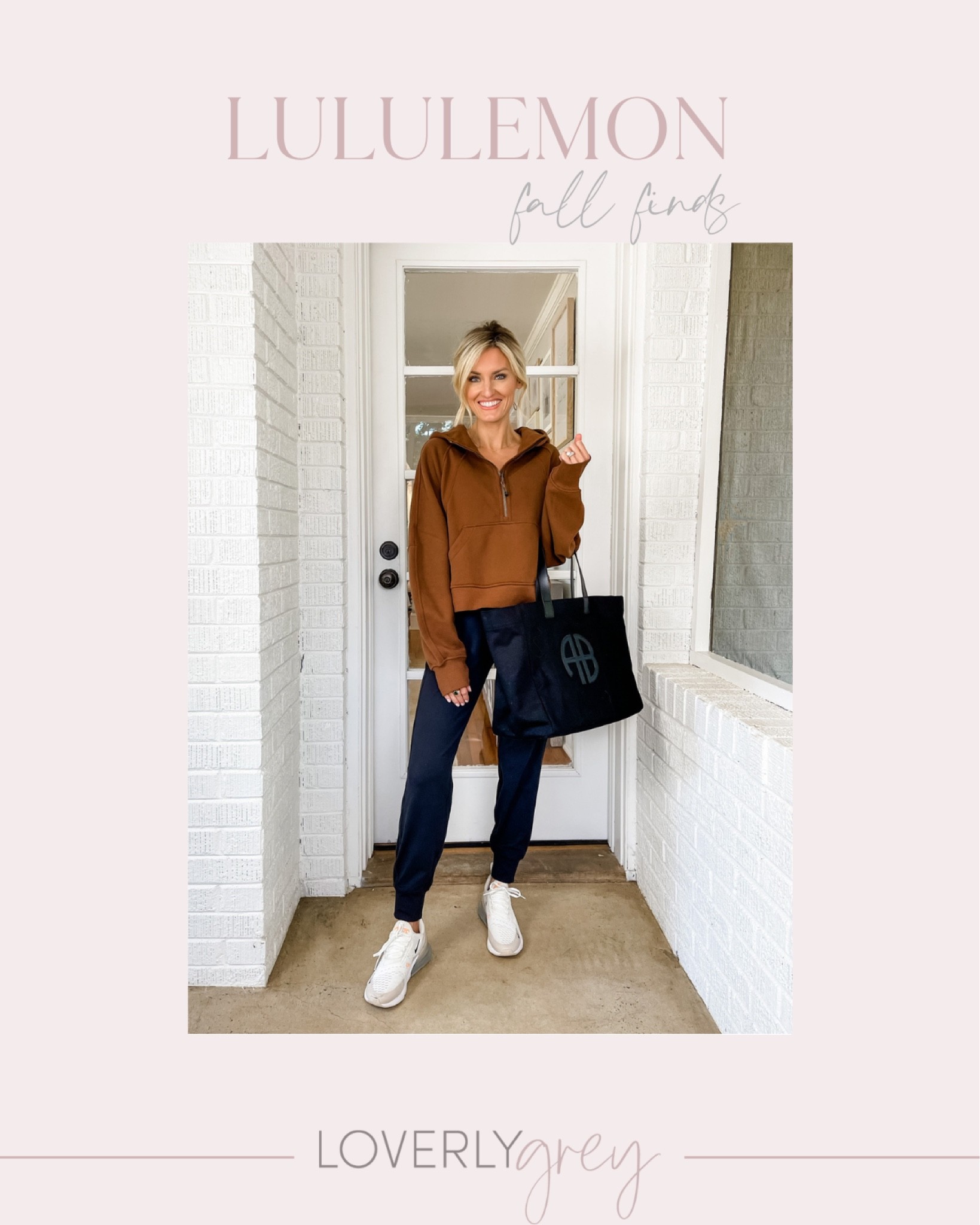 Such a good fall outfit from Lululemon 👏 Loverly Grey is in an XS/S in the scuba hoodie and 4 in the joggers! 

#LTKfit #LTKSeasonal #LTKstyletip