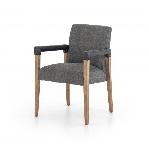 Four Hands Reuben Dining Chair Ives Black | Gracious Style