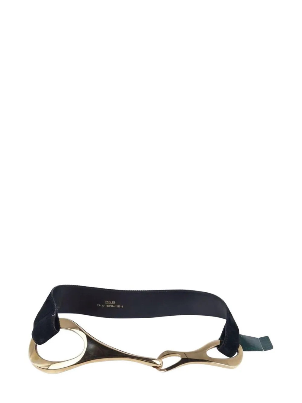 Gucci Pre-Owned Horsebit leather belt - Black | Farfetch Global