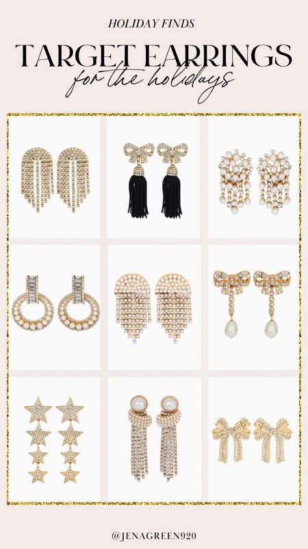 Target Earrings | Bauble Bar | Sugarfix by Bauble bar | NYE Earrings | NYE Fashion | Sparkly earrings 

#LTKSeasonal #LTKHoliday #LTKunder50