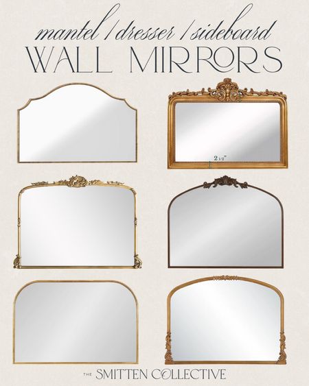 Wall mirrors perfect as decor over a dresser, sideboard or mantel! Most of these are under $300!

#LTKsalealert #LTKhome #LTKstyletip