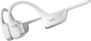 SHOKZ OpenRun Pro 2 Bone Conduction Bluetooth Sport Headphones, Silver | Bundle with Reflective S... | Amazon (US)