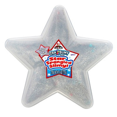 Cra-Z-Slimy Americana Star Spangled Slimy Container - Silver | Target