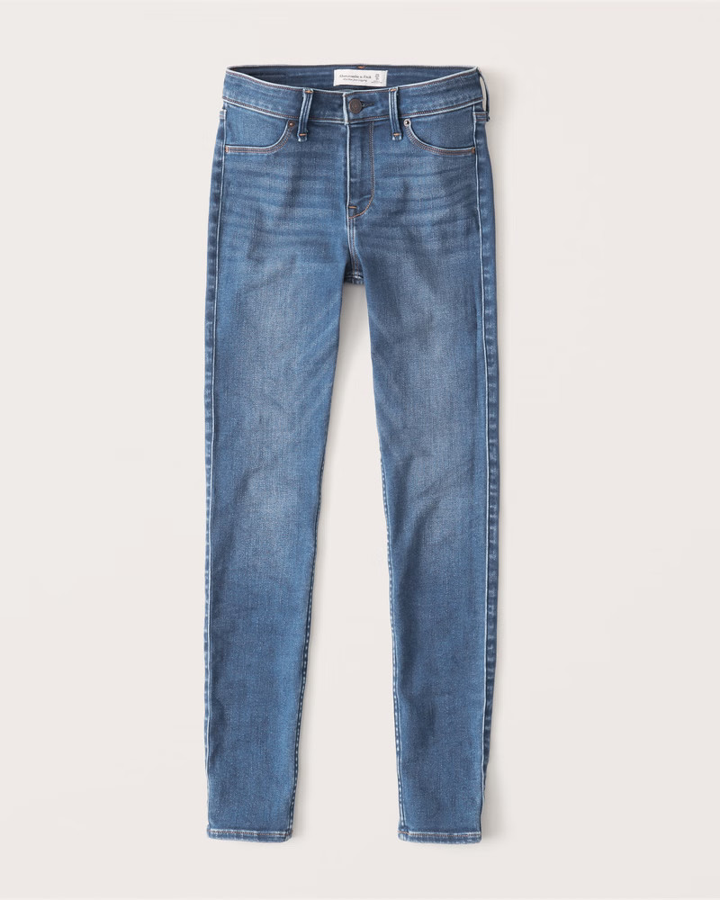 Mid Rise Jean Leggings | Abercrombie & Fitch (US)