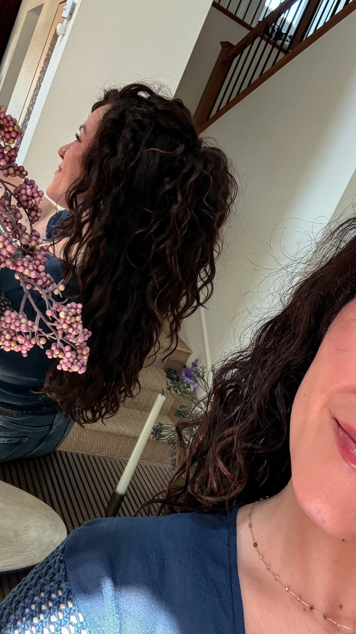 i’m not the girl i once was…
midlife and perimenopause has changed me. my hair included and i’m learning to meet myself where im at. embracing this wavy curly hair has been so liberating. something i have fought for so long. the frizz. the unpredictable nature of my curls. letting it be wild and carefree is liberating. 

oh yeah linked my curl refresh faves for between washes for you! 🫶🏻

#LTKgrwm #LTKOver40 #LTKBeauty