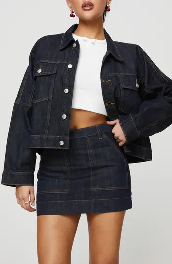 Hughes Boxy Crop Denim Jacket | Nordstrom