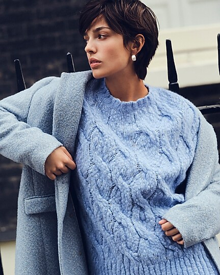 Palais double-breasted coat in herringbone | J. Crew US