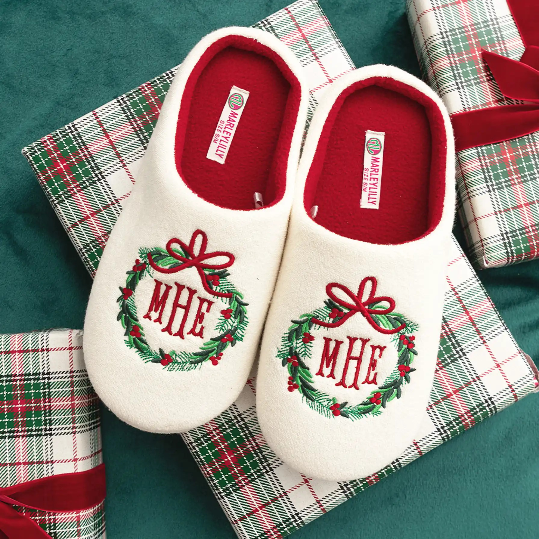 Monogrammed Slippers | Marleylilly
