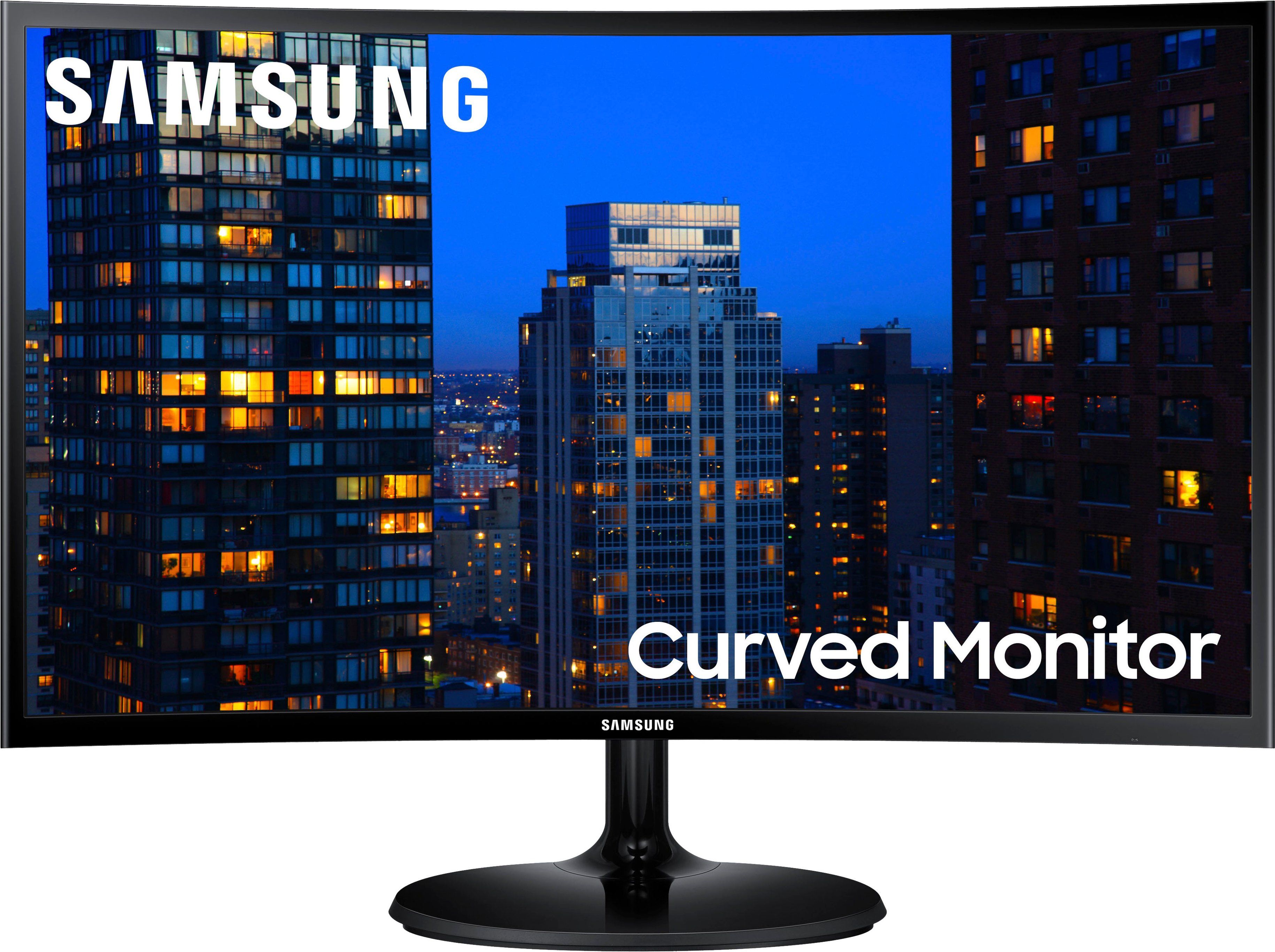 Samsung 390C Series 27" LED Curved FHD AMD FreeSync Monitor (HDMI, VGA) Black LC27F390FHNXZA - Be... | Best Buy U.S.