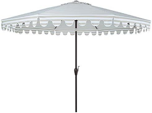POLYTEAK Outdoor Umbrella, 11ft Beige White, 100% Polyester, Water Repellent, UV Fade Resistant (11F | Amazon (US)