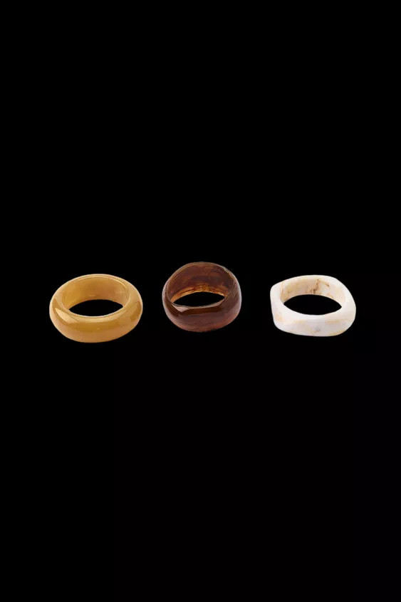 PACK OF 3 RIGID RESIN BRACELETS | Zara UK