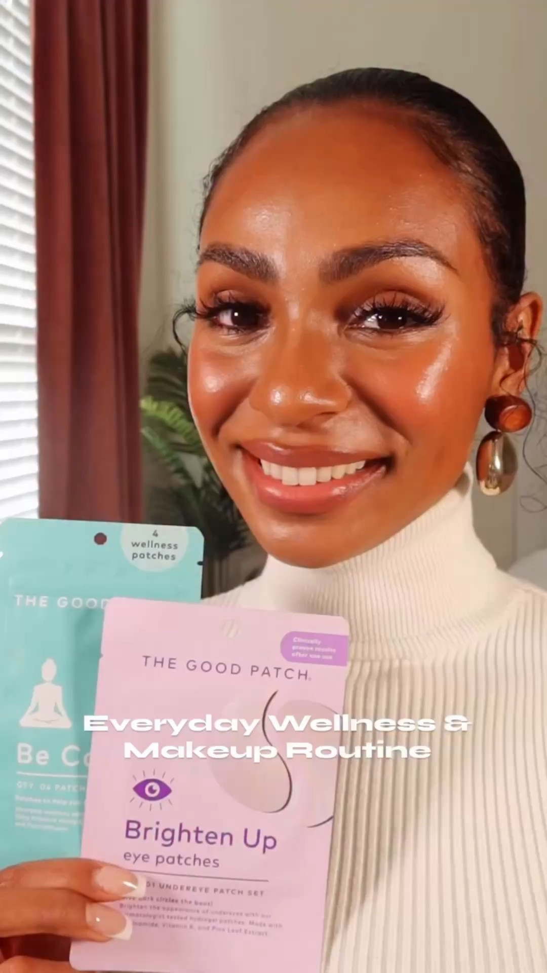 Soft mornings, glowing skin, and beauty that feels like self-care ✨

This is my morning beauty + wellness routine—where I take my time, pour into myself, and create a look that feels as good as it looks. It’s giving calm, radiant, and effortlessly put together.

Before I even touch my makeup, I start with my wellness ritual using patches from The Good Patch. I apply the Brighten Up patch to support my glow from within and the Be Calm patch to keep my energy soft, centered, and stress-free while I get ready. It’s my little secret to looking good and feeling even better.

Then we get into the glam—step by step:
	•	Skincare prep for that hydrated, glassy base
	•	Lightweight, skin-like foundation for an even glow
	•	Concealer to brighten and lift
	•	Soft sculpting with bronzer and blush for dimension
	•	A subtle eye look that enhances, not overpowers
	•	Defined brows and fluttery lashes
	•	Finished with a glossy lip or soft nude moment

This routine is perfect for:
	•	Everyday soft glam
	•	Brunch dates
	•	Content days
	•	Feeling like your most polished, feminine self

Because beauty isn’t just what you apply—it’s how you show up. And when you start your morning with intention, everything hits differently.

Follow for more routines, beauty tips, and wellness moments that keep you glowing, grounded, and effortlessly feminine 💕

{ makeup routine, makeup routine black girls, makeup routine soft glam, makeup reviews, everyday makeup, everyday makeup routine, everyday makeup tutorial, everyday makeup for black girls,luxury makeup routine, luxury makeup black eomen, luxury makeup tutorial}

#LTKgrwm #LTKBeauty #LTKselfcare
