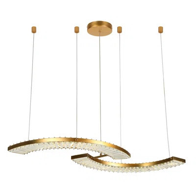 Jonikka Dimmable LED Modern Linear Chandelier | Wayfair North America