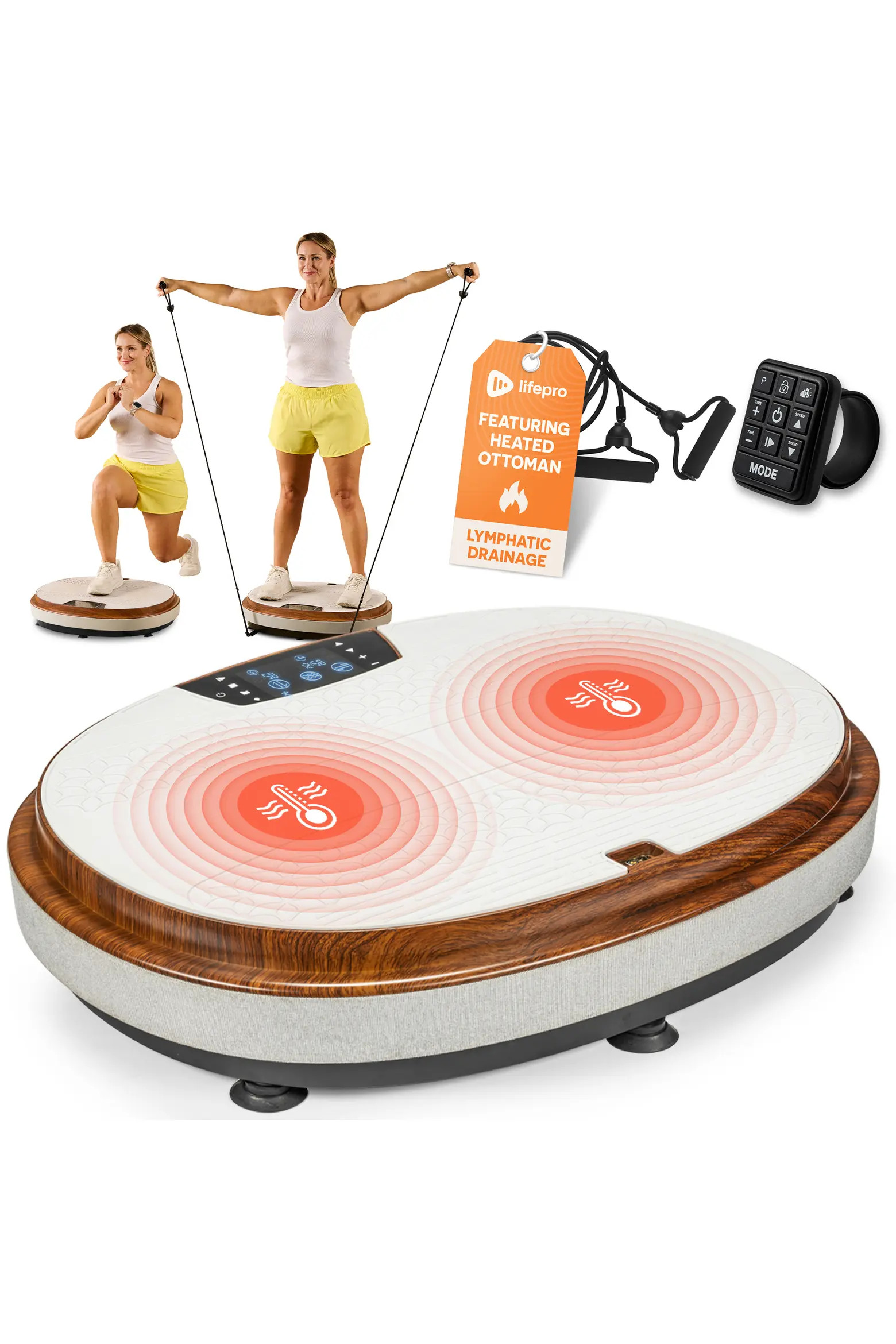 4D Vibration Plate with Heated Ottoman Quiet Full Body Workout Machine | Nordstrom | Nordstrom