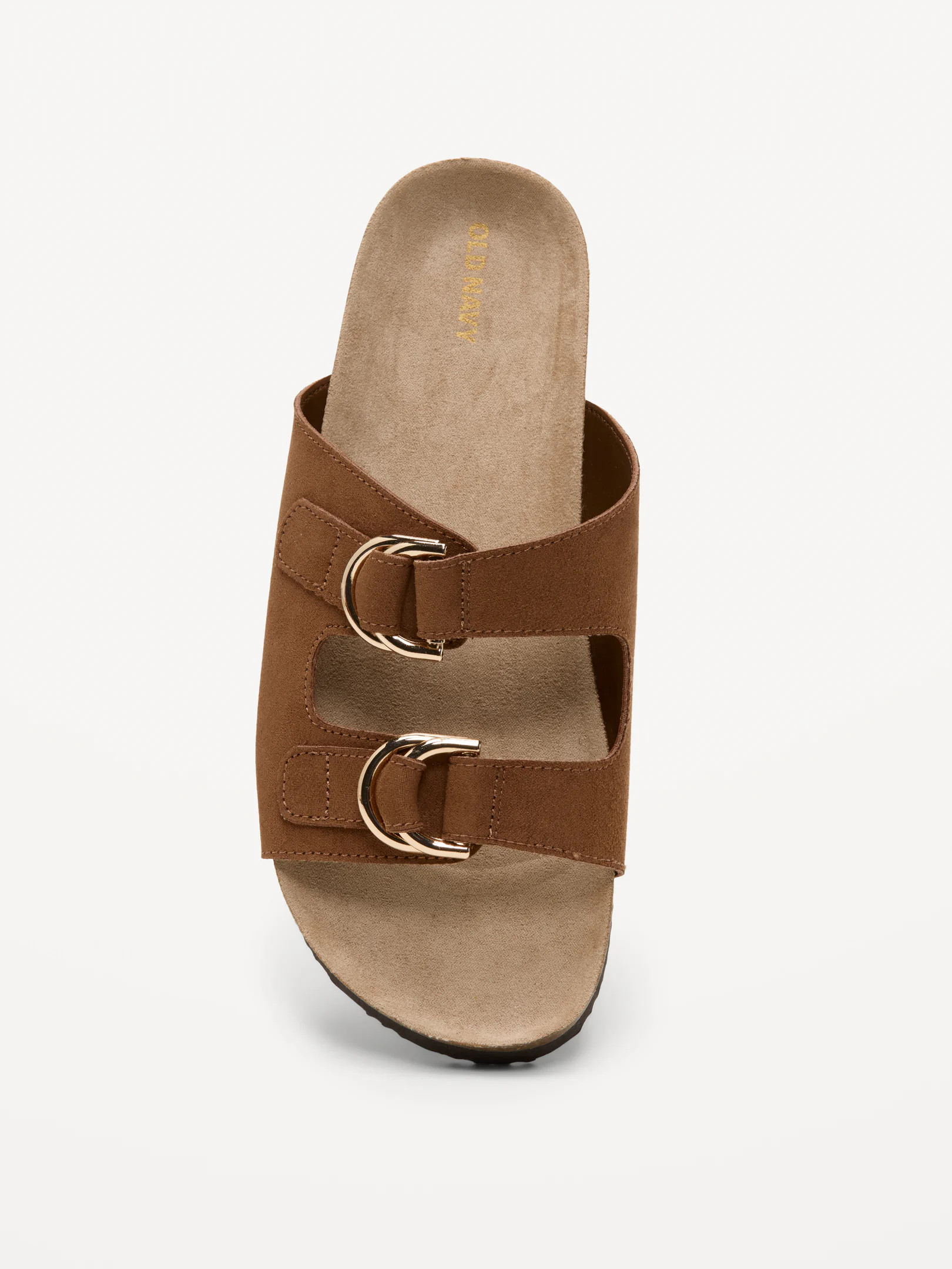 Faux-Suede Double-Strap Slide Sandals for Women | Old Navy (US)