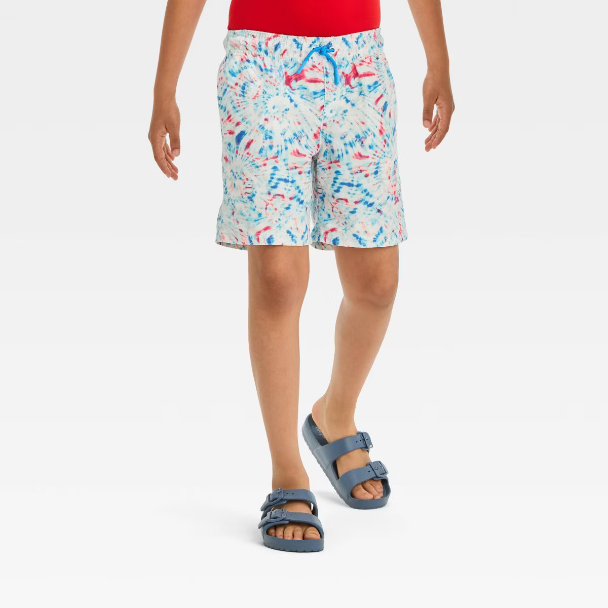 Boys' Tie-Dye Americana Swim Shorts - Cat & Jack™ | Target