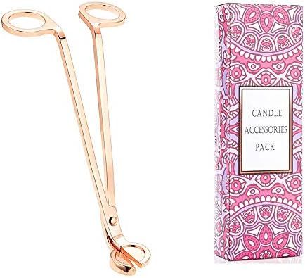 Vsen Candle Wick Trimmer Wick Clipper Wick Cutter Scissor -Rose Gold | Amazon (US)