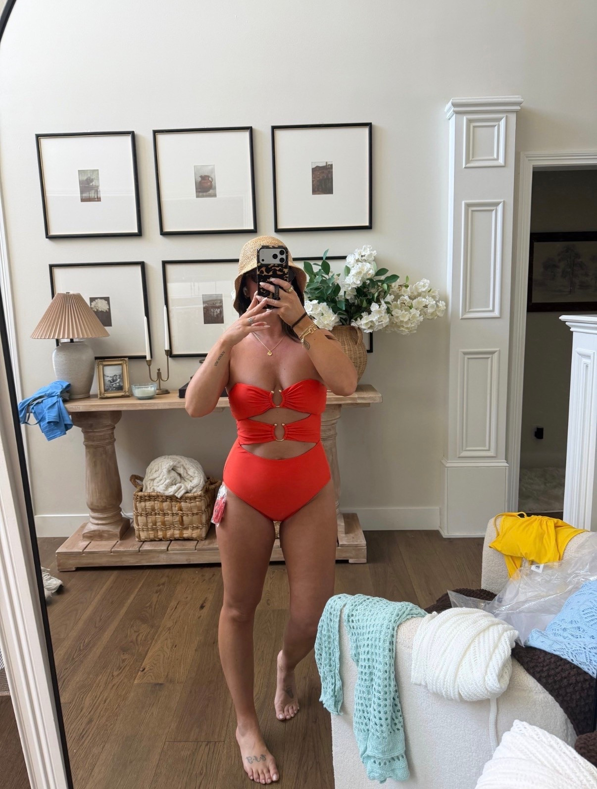 Orange aerie one piece 🍊 

#LTKSwim #LTKootd #LTKgrwm