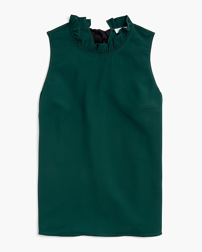 Ruffleneck bow-back top | J.Crew Factory