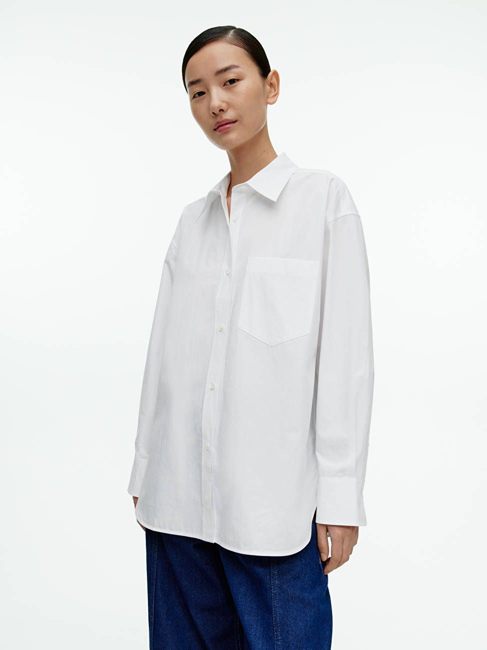 Oversized Cotton Shirt | ARKET