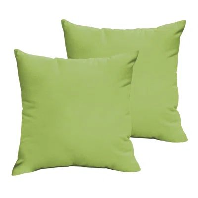 Bay Isle Home Shellplant Square Knife Edge Indoor/Outdoor Throw Pillow (Set of 2) | Wayfair North America
