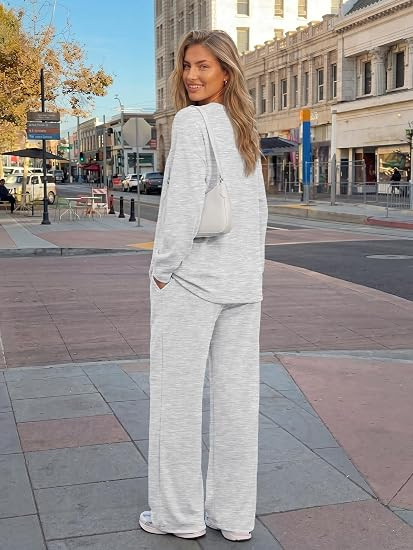 This soft gray matching set is exactly what I want to wear for a fall travel day. It looks so effortless with sneakers and a little shoulder bag, but still feels comfy enough for a long flight or road trip. Such a good Amazon find for airport days, weekend getaways, and casual fall vacation outfits.
#AmazonFashion #AmazonFinds #AirportOutfit #AirportOutfits #TravelOutfit #TravelOutfits #FallVacation #FallTravel #FallTravelOutfit #MatchingSet #Loungewear #ComfyOutfit #TravelStyle #AirportStyle #CasualFallOutfit #AmazonTravelFinds 

 #LTKSeasonal #LTKSaleAlert #LTKTravel