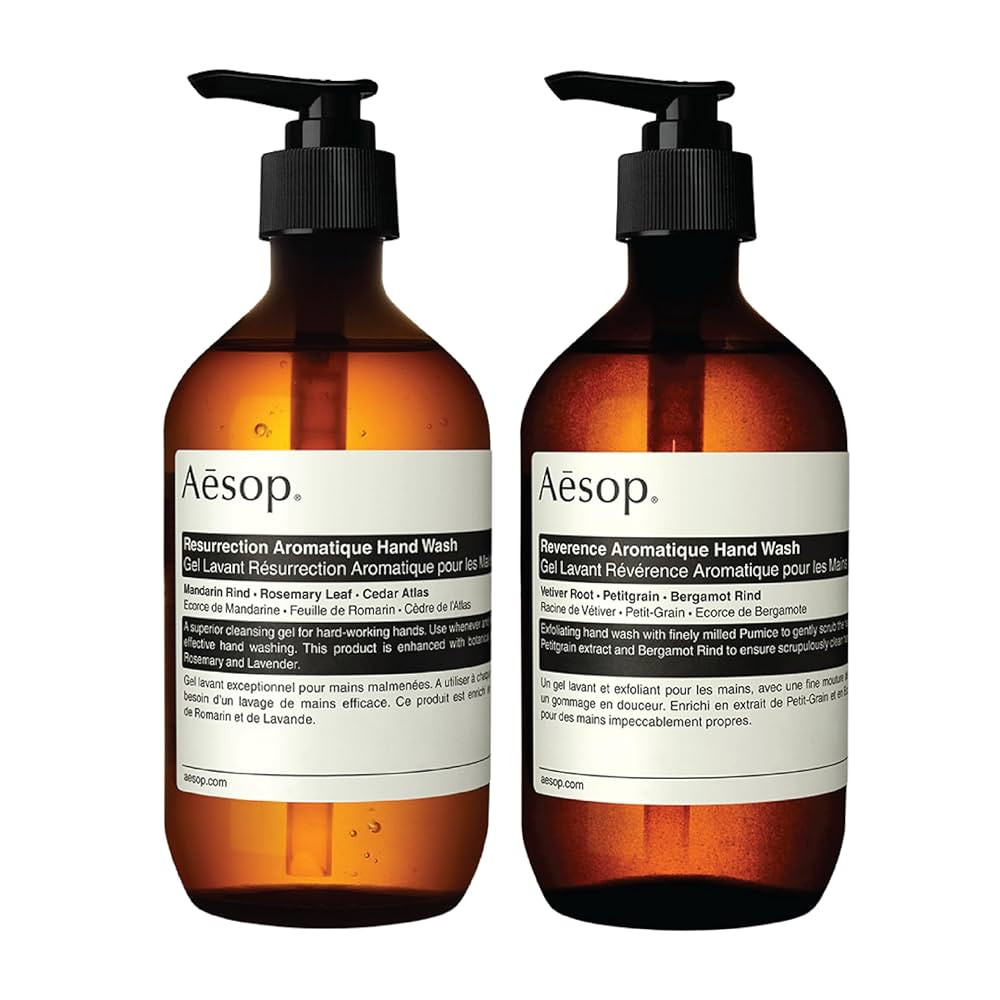 Aesop Reverence & Resurrection Aromatique Hand Wash Set | Gently Cleanses & Exfoliates for Smooth... | Amazon (US)
