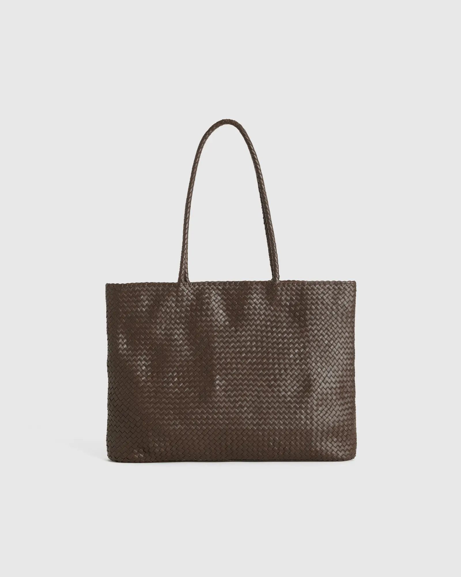 Italian Leather Small Handwoven Tote | Quince