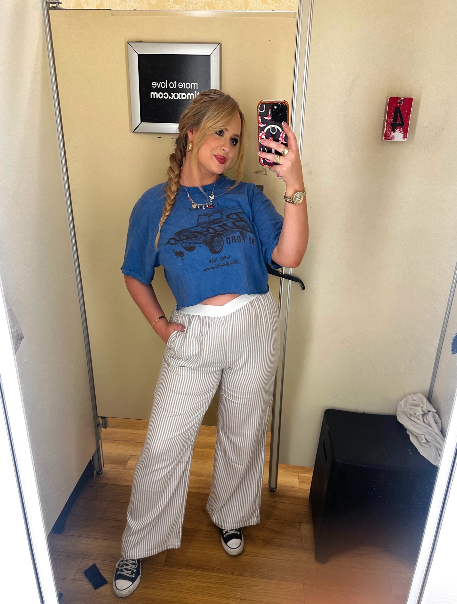 Tj maxx always comes through with the graphic tees 😍 I couldn’t find the exact items but I found pieces that are almost the exact vibe that I would piece together 🦋🤍 

Linen pants. Graphic tee. Baby tee. Charm necklace  

#LTKStyleTip #LTKSaleAlert #LTKFindsUnder50
