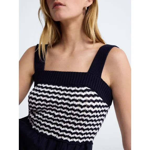 Free Assembly Women's Sleeveless Textured Mixy Dress, Sizes, XS-XXL | Walmart (US)