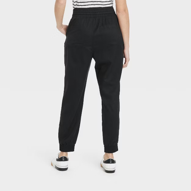 Women's High-Rise Woven Ankle Jogger Pants - A New Day™ | Target