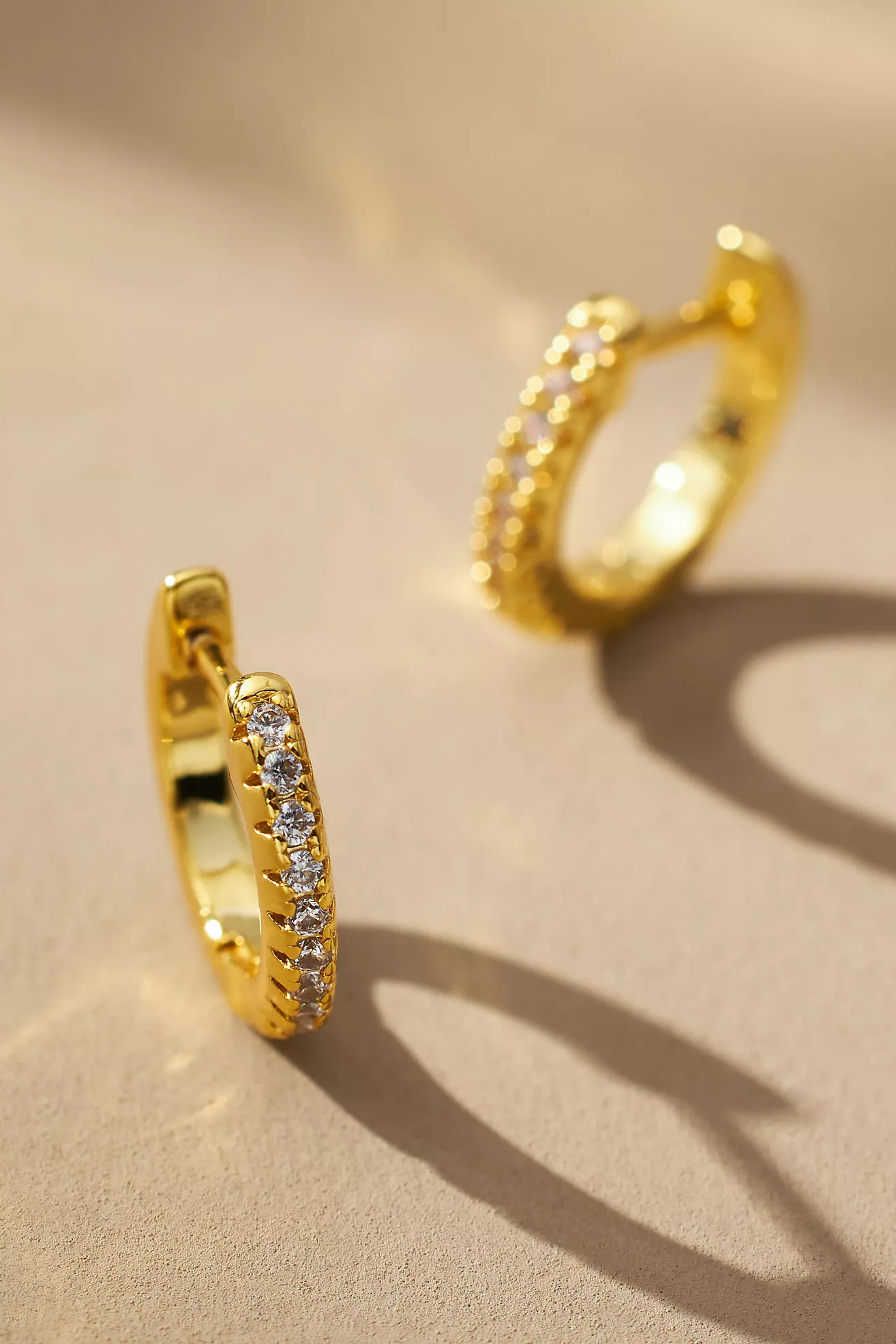 Uncommon James Tiny Huggie Earrings | Anthropologie (US)