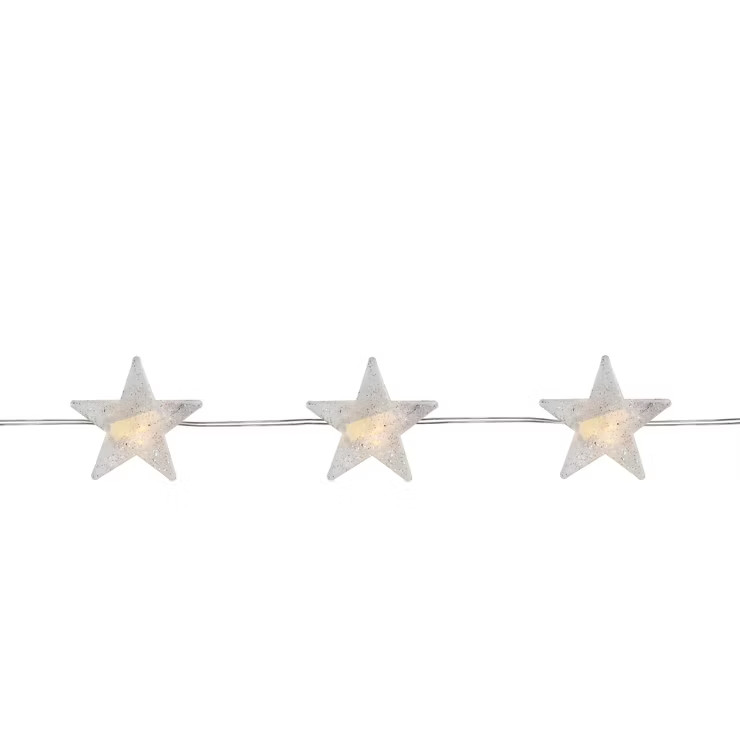 Northlight 20ct Star LED Micro Fairy Christmas Lights Warm White - 6' Copper Wire | Target
