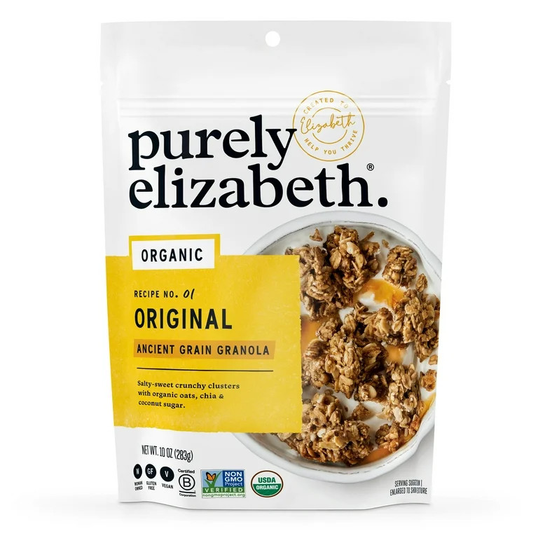 Purely Elizabeth Original Granola 10oz, Certified Gluten Free, Vegan, and Non GMO | Walmart (US)