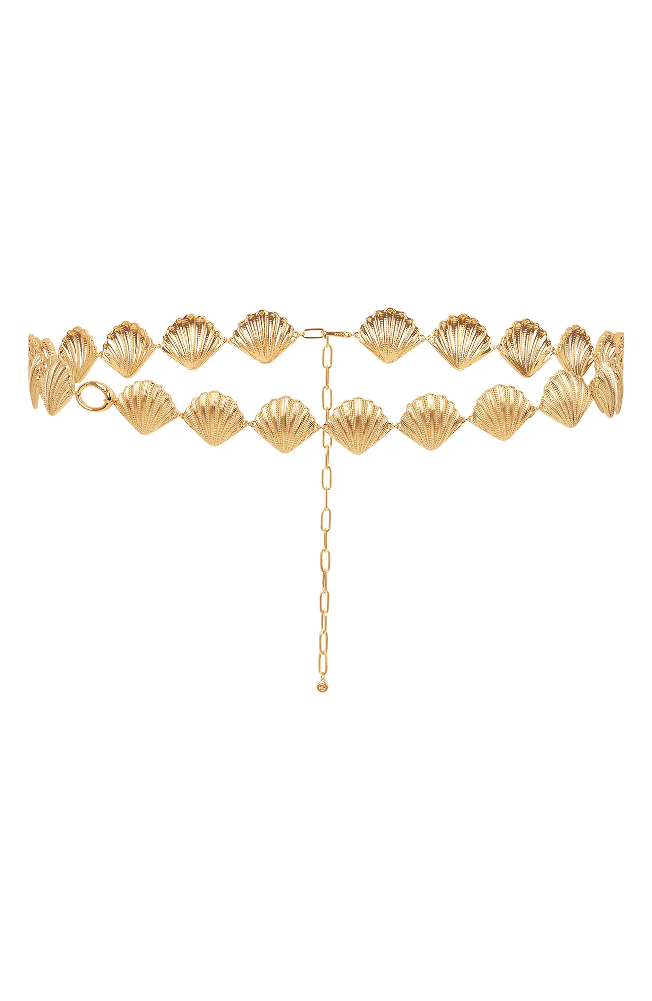 Ettika Scallop Shell Body Chain in Gold at Nordstrom | Nordstrom