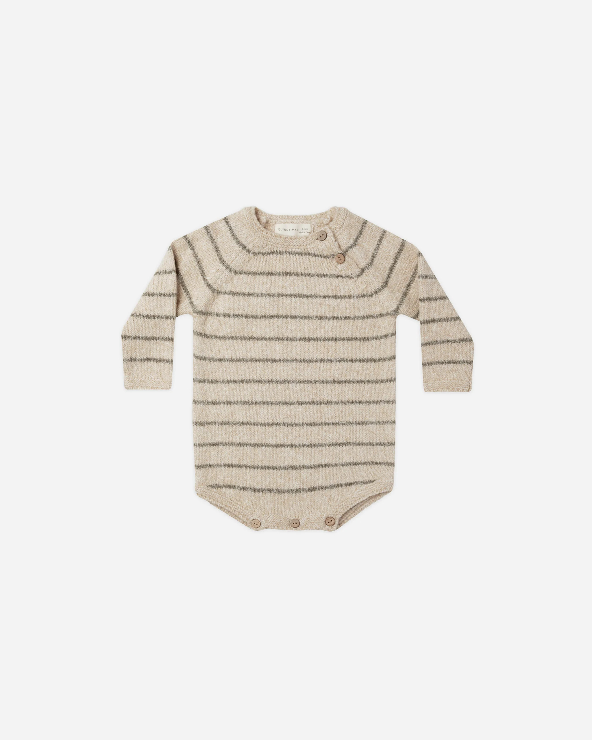 Riggens Romper || Basil Stripe | Rylee + Cru