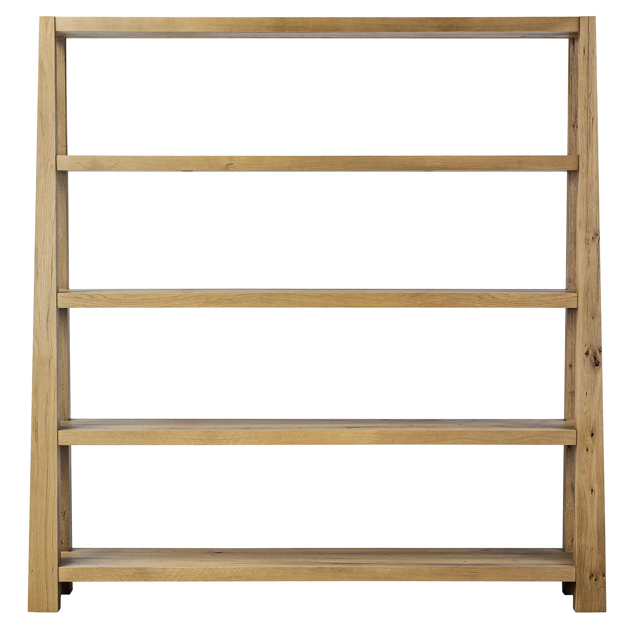 Glinda Modern Classic Natural Oak Bookcase | Kathy Kuo Home