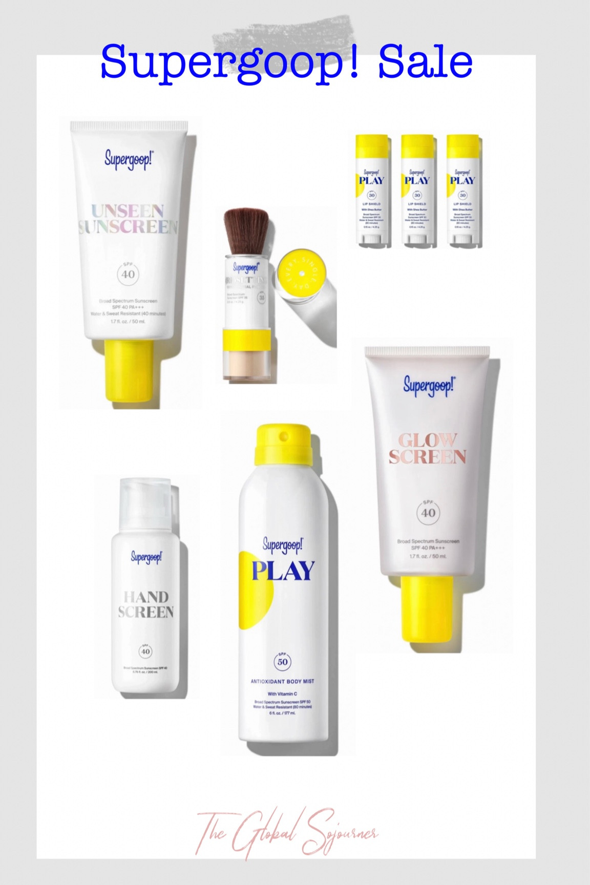 Supergoop! Is having their annual friends & family sale. 20% off their site with code SPF20. 


#LTKsalealert #LTKbeauty #LTKswim
