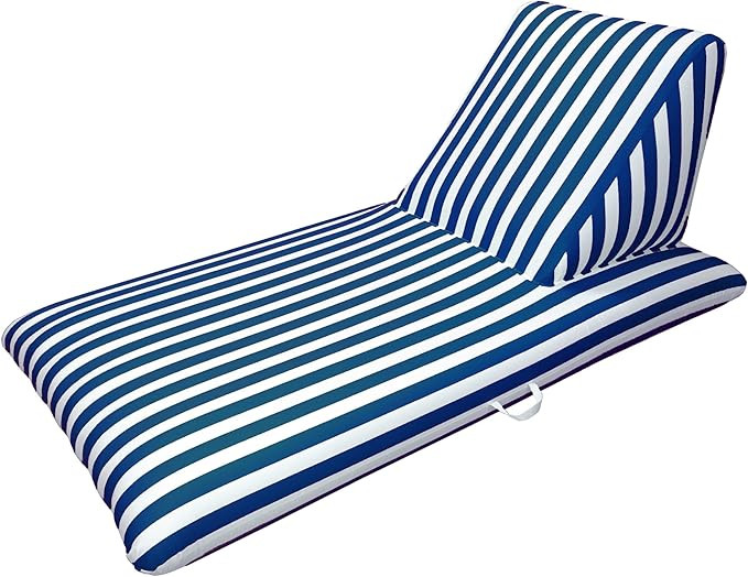 Drift and Escape Pool Chaise Lounge, Navy Blue, 74"L x 42"W x 29"H | Amazon (US)