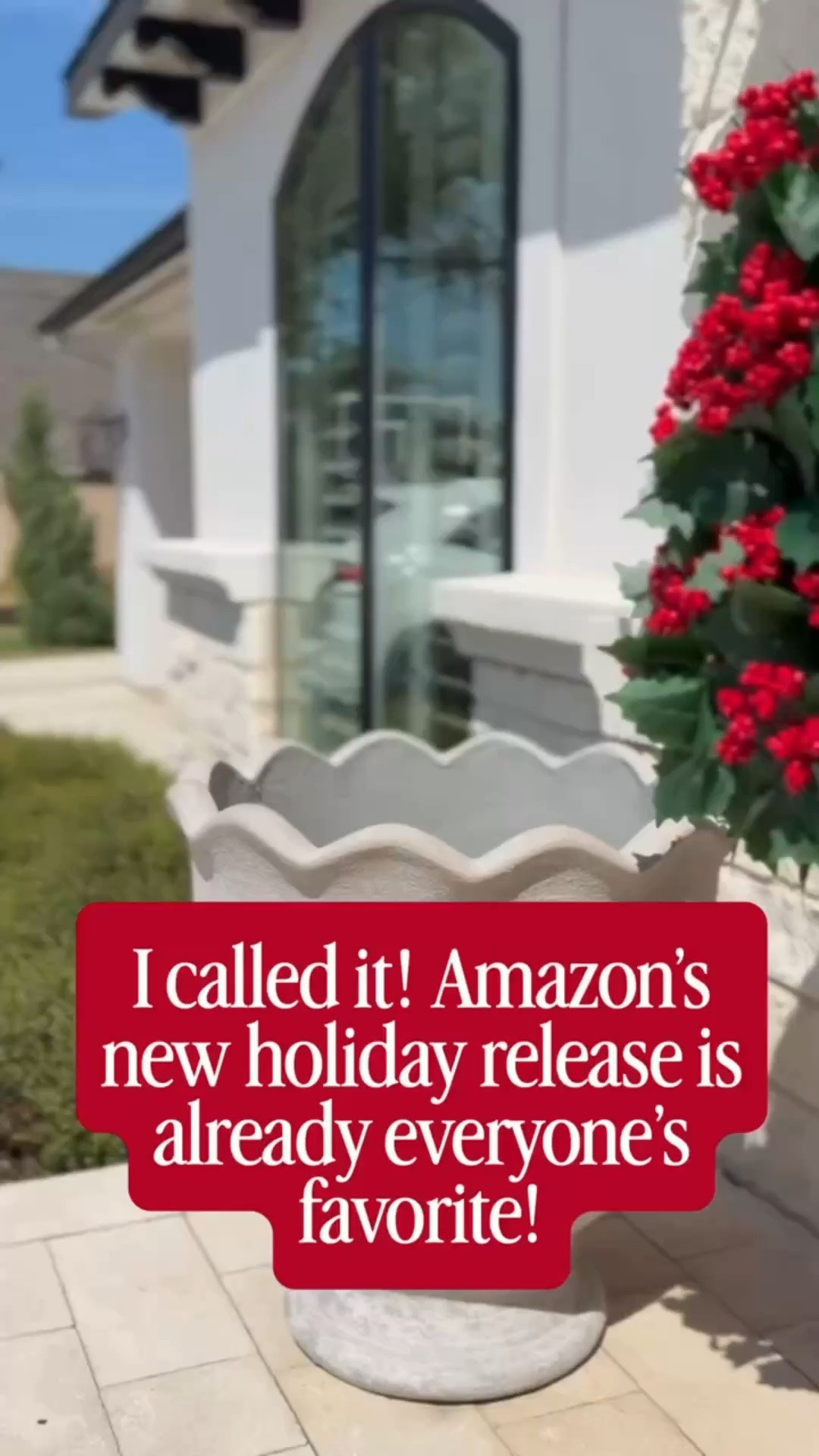 I called it! ❤️🎄 Amazon’s new holiday release is already looking like everyone’s new favorite!

These planters are SO full and gorgeous in person, and they’re the perfect way to add an instant festive touch to your front porch. ✨ I have a feeling these will be gone before December, so if you love them, don’t wait!

Perfect for Christmas porch decor, holiday decorating, outdoor planters, festive entryway decor, and Christmas home decor. 🎄

🛍️ Shop this Amazon find on my LTK!

Follow @miriamobrien_ on Instagram & TikTok for more home, fashion & lifestyle finds! 🤎

#AmazonFinds #AmazonHome #AmazonHoliday #AmazonChristmas #AmazonDecor #ChristmasDecor #ChristmasDecorIdeas #HolidayDecor #HolidayHomeDecor #ChristmasPorchDecor #PorchDecor #FrontPorchDecor #ChristmasPorch #OutdoorChristmasDecor #ChristmasHome #HolidayHome #FestiveDecor #ChristmasFinds #AmazonMustHaves #AmazonMustHaves2026 #HomeDecorFinds #HomeDecor #LTKHome #LTKCreator #LTKFinds #ShopLTK #LTKHomeFinds #HolidayFinds #ChristmasFinds #PorchInspiration

#LTKSeasonal #LTKOver40 #LTKHome