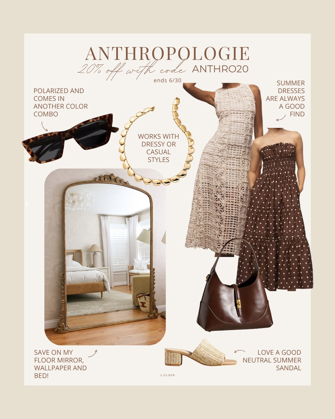 20% off $100 at Anthropologie with code ANTHRO20 - ends 6/30!

home decor, fashion, accessories, summer dresses, bags, sandals, gleaming primrose, Heatherfield bed, Nuvolette wallpaper, Stefana Silber 

 

#LTKHome #LTKStyleTip #LTKSaleAlert