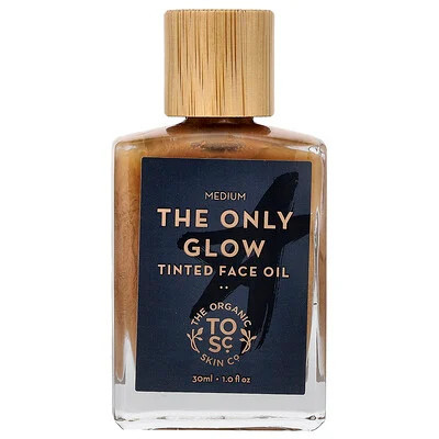 The Organic Skin Co., The Only Glow, Tinted Face Oil, For All Skin Types, Medium, 1 fl oz (30 ml) | iHerb