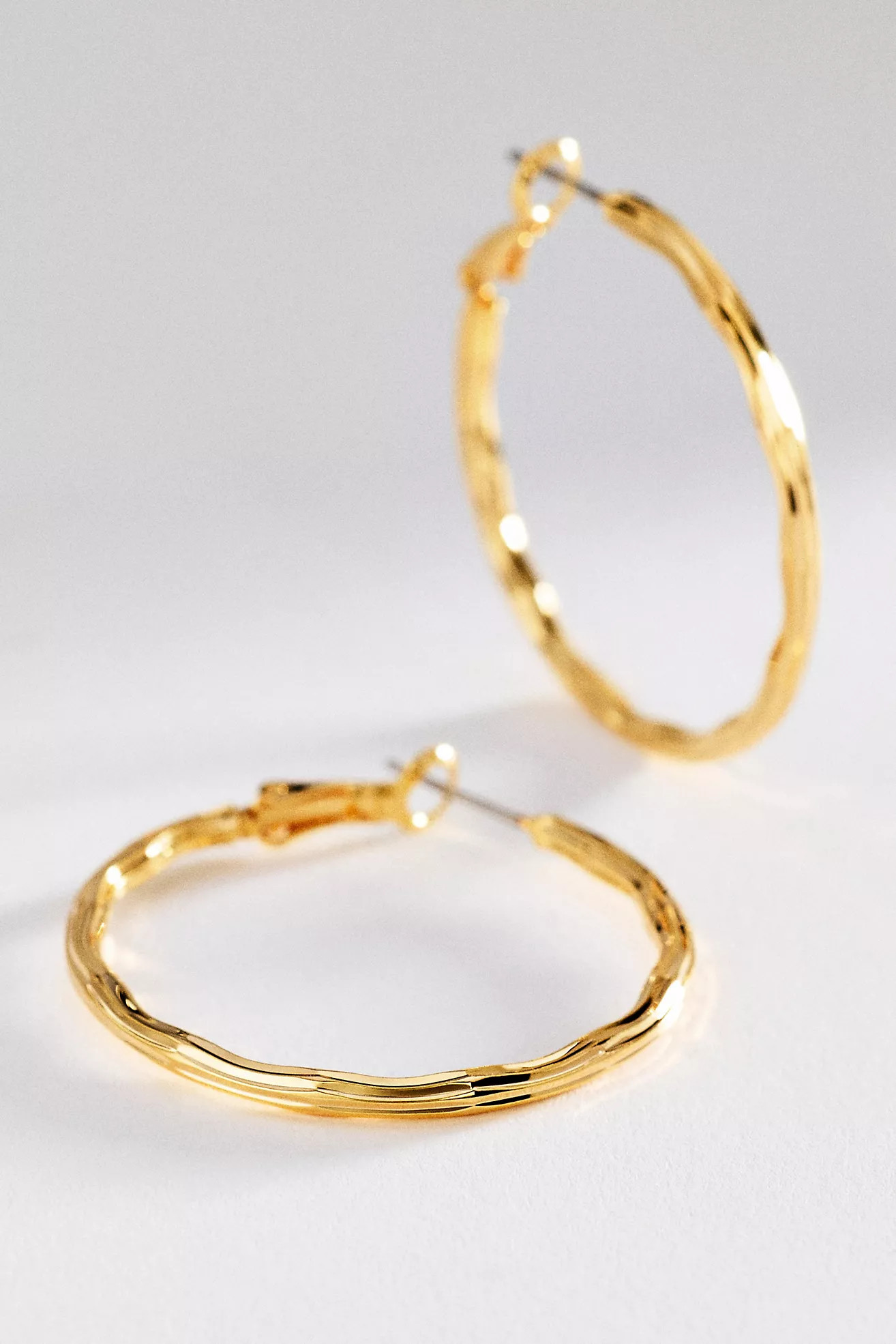 Textured Hoop Earrings | Anthropologie (US)