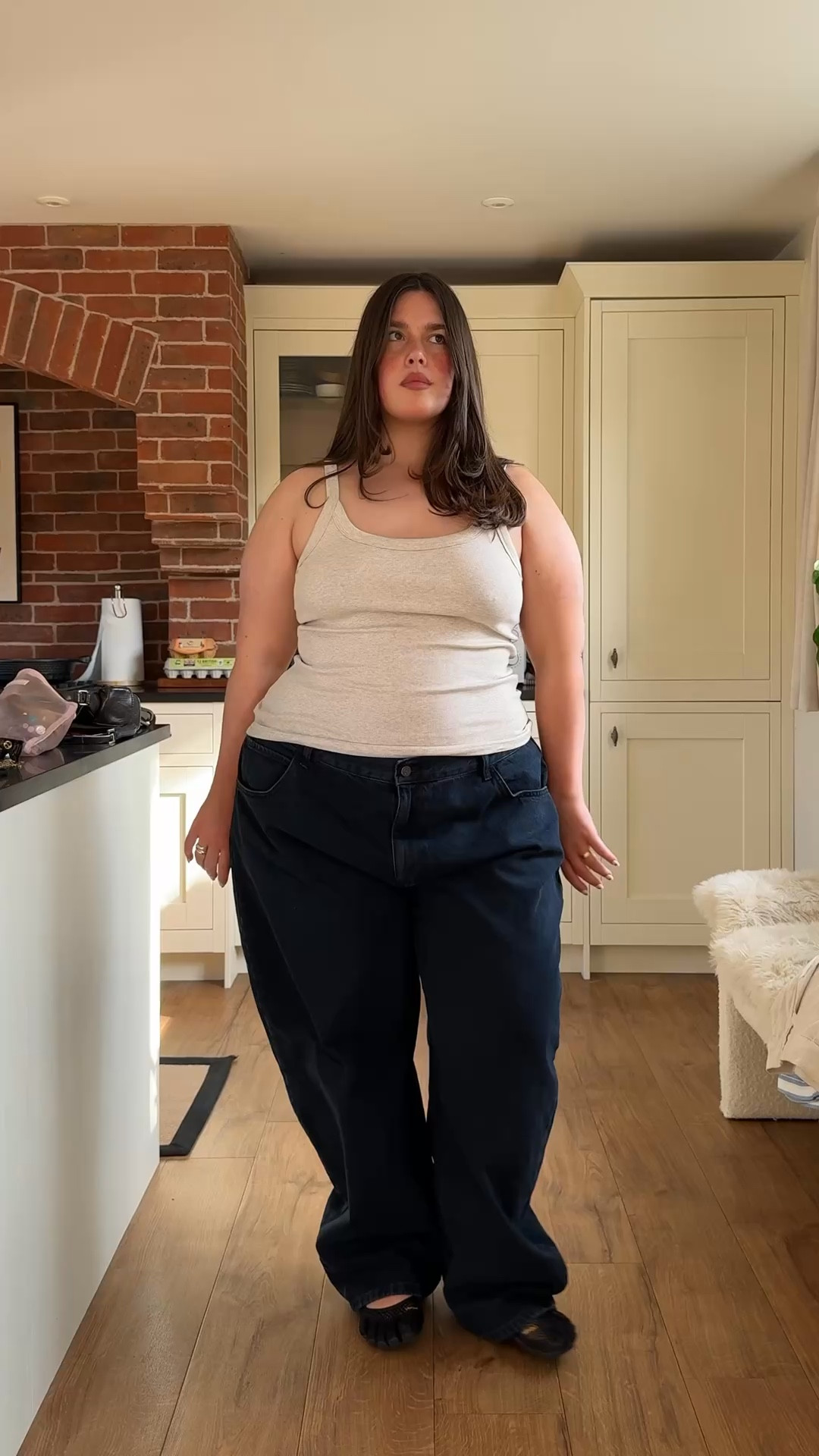 My go to Highstreet jeans atm from asos arrange 👏🏼 wearing uk 22 for both pairs 

#LTKuk #LTKplussize