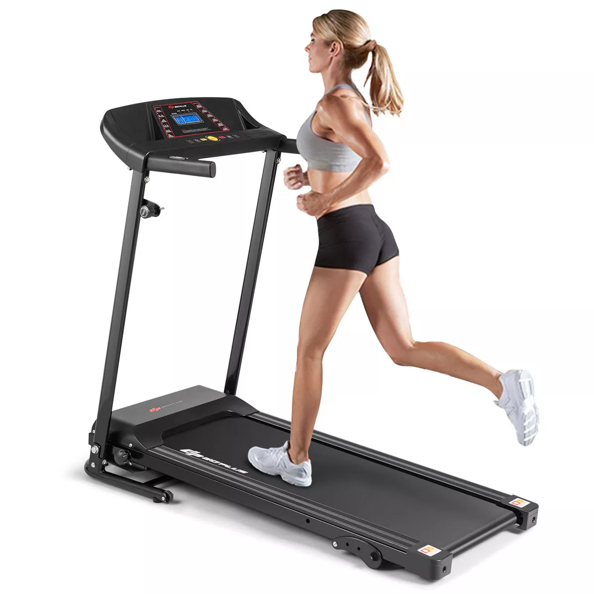 Costway 1.0HP Folding Treadmill Electric Support Motorized Power Running Machine Trainer | Target