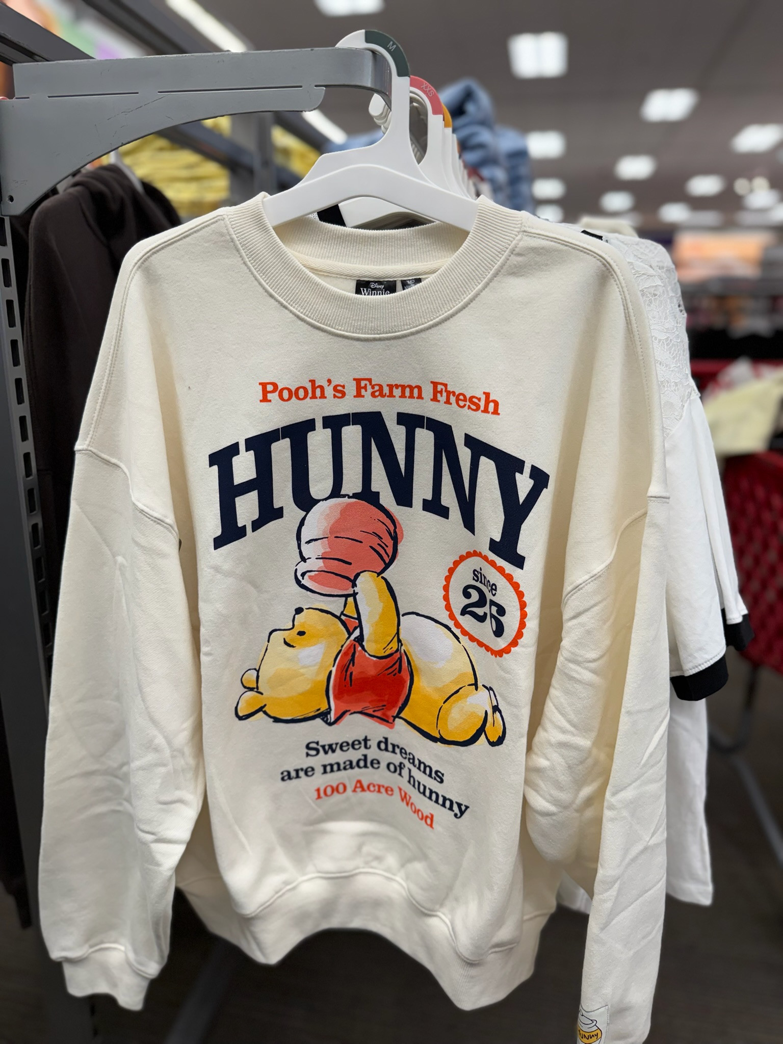 This was the #2 best seller this week. The Winnie the Pooh Hunny graphic pullover is giving cozy, nostalgic, and easy to throw on with leggings or denim!
date night outfits, vacation outfits beach, spring outfits, easter basket stuffers, work outfits, spring dresses, resort wear 2026, rodeo outfit inspo, business casual workwear, country concert outfits, graphic sweatshirt, disney sweatshirt, winnie the pooh sweatshirt, target fashion finds, cozy outfits, casual spring outfit, target best seller 

 #LTKgrwm #LTKootd