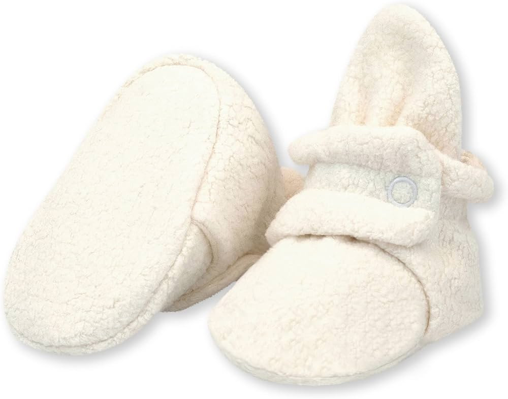 Zutano Unisex Fleece Baby Booties with Organic Cotton Lining, Newborn Essentials | Amazon (US)